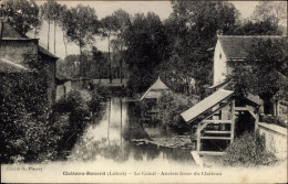 CPA Chateau Renard Loiret, Le Canal, Ancien Fosse Du Chateau - Autres & Non Classés