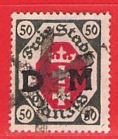 MiNr. 8 O Deutschland Freie Stadt Danzig  Dienstmarken - Dienstmarken