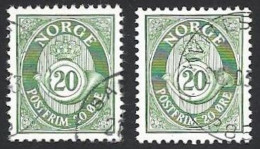 Norwegen, 1962, Mi.-Nr. 481 X+y, Gestempelt - Oblitérés