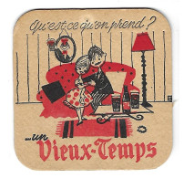 61a Brie. Grade Mont St Guibert  VieuxTemps Qu'est-ce Qu'on Prend (gaatje) - Beer Mats