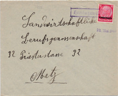 37222# HINDENBURG LOTHRINGEN LETTRE De SCHWEIXINGEN ? Obl HEMINGEN 28 Mai 1940 HEMING MOSELLE METZ - Covers & Documents