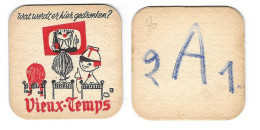 62a Brie. Grade Mont St Guibert  VieuxTemps Wat Word Er Hier Gedronken (rv Brschreven) - Beer Mats