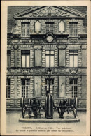 CPA Verdun Meuse, Rathaus, Die Erste 420-Granate Fällt Auf Douaumont - Autres & Non Classés
