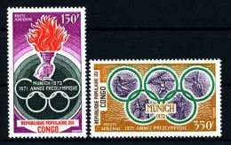 Olympische Spelen  1972 , Congo   - Zegels Postfris - Zomer 1972: München