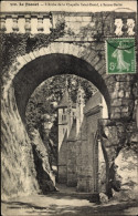 CPA Le Faouët Morbihan, Der Bogen Der Saint-David-Kapelle In Sainte-Barbe - Sonstige & Ohne Zuordnung