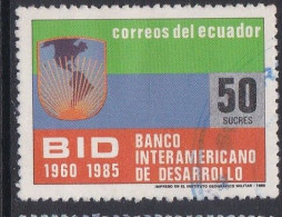 Inter-American Development Bank (BID), 25th Anniversary - 1986 - Equateur