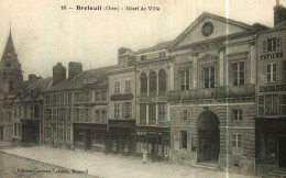CPA   (60)     BRETEUIL   Hôtel De Ville - Breteuil