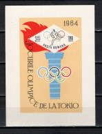 Romania 1964 Olympic Games Tokyo, S/s MNH - Verano 1964: Tokio