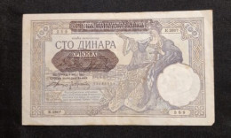 Billet 100 Dinara 1941 Serbie - Servië