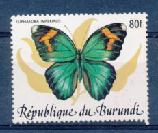 BURUNDI 1989 ISSUE WITH OVERPRINT BUTTERFLIES VLINDERS  USED - Usados