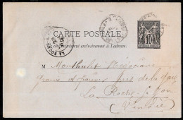 CPA (Entier Postal Commercial) 85 LES SABLES D'OLONNE à MONTHULET La Roche-sur-Yon Vendée ** Agriculture Grains - Sables D'Olonne