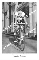 PHOTO CYCLISME REENFORCE GRAND QUALITÉ ( NO CARTE ), JEANINE ROBINSON 1956 - Cyclisme