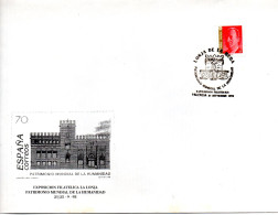Carta Con Matasellos Lonja De La Seda De 1998 - Cartas & Documentos