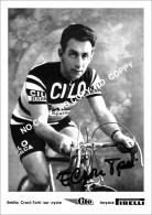 PHOTO CYCLISME REENFORCE GRAND QUALITÉ ( NO CARTE ), EMILIO CROCE TORTI TEAM CILO 1956 - Cyclisme