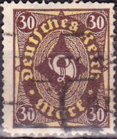 1922 - 1923 - ALEMANIA - IMPERIO - CORNAMUSA BICOLOR - YVERT 202 - Otros & Sin Clasificación