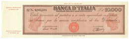 10000 LIRE TITOLO PROVVISORIO MEDUSA REPUBBLICA ITALIANA 28/01/1948 QSPL - Autres & Non Classés