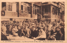 Le WARIDON (Ardennes) Par Montcy-Notre-Dame - Fête Du Travail (10 Mai 1934) - Maison Des Retraites Ste-Thérèse (2 Scans) - Autres & Non Classés