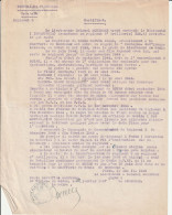 Document Sur Le Parcours D'un Resistant  Maquis De Dordogne - Documents