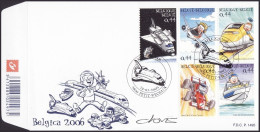 FDC (3368/3372) - SIGNÉ / GETEKEND / ZEICHEN / SIGN -  Belgica 2006 - BELGIQUE / BELGIË / BELGIEN / BELGIUM - 2001-2010