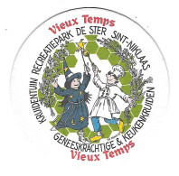114a Brie. Grade Mont St Guibert  Vieux Temps Kruidentuin De Ster St Niklaas - Bierviltjes
