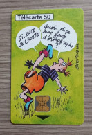 Telecarte 50 Collection BD Bretecher " Je Choute" France98 - 1998