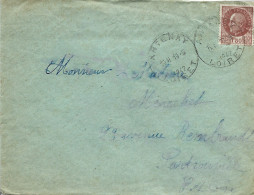 20L9 --- 45 ARTENAY A5 Horoplan Pétain - Manual Postmarks