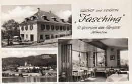 ST.GEORGEN AM LÄNGSEE, Gasthof Und Pension "Fasching", Kärnten, Um 1955 - Sonstige & Ohne Zuordnung