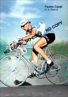 PHOTO CYCLISME REENFORCE GRAND QUALITÉ ( NO CARTE ), FAUSTO COPPI TEAM BIANCHI 1956 - Wielrennen