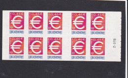 France. Carnet 3215-C1b Variété Timbres Imprimés Sur Le Papier Coté Couverture - Unused Stamps