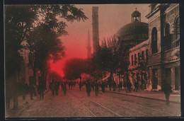 AK Constantinople, Le Coucher Du Soleil Sur Les Ruines De Byzance  - Turquie