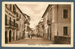 °°° Cartolina - Ceprano Via Campidoglio Formato Piccolo - Viaggiata °°° - Frosinone