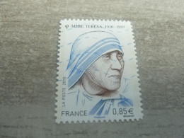 Mère Teresa (1910-1997) Religieuse Prix Nobel - 0.85 € - Yt 4455 - Multicolore - Oblitéré - Année 2010 - - Mutter Teresa