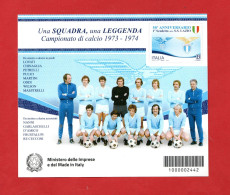 ITALIA **-2024 -  LAZIO - UNA SQUADRA UNA LEGGENDA .   FOGLIETTO MNH**. - 2021-...: Nieuw/plakker