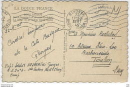 1945 - CPFM Centre Instruction Infanterie N° 3  Annexe De Bayonne Basses Pyrénées - Krag Bayonne 22.09.1945 - Guerre De 1939-45