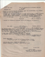 Docment 2 Pages Parcours D'un Resistant  Regiment Z Dordogne - Documents
