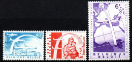 Belgien Belgie 1960 - Mi.Nr. 1206 - 1208 - Postfrisch MNH - Flugzeuge Airplanes - Vliegtuigen