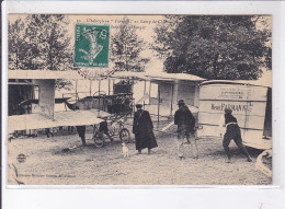 CAMP DE CHALONS: Aéroplane "farmann", Rentré Du Hangar, Aviation - Très Bon état - Camp De Châlons - Mourmelon