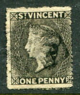 1866 St Vincent 1s Used Sg 11 - St.Vincent (...-1979)