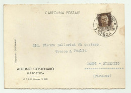 CARTOLINA TELEGRAMMA DA MAROSTICA A CAMPI BISENZIO 1936 - VIAGGIATA FG - Vicenza