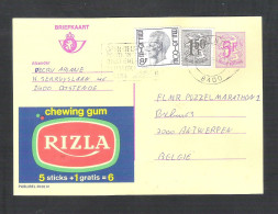 PUBLIBEL N° 2636 N  - CHEWING GUM RIZLA - 5F   (643) - Werbepostkarten