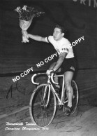 PHOTO CYCLISME REENFORCE GRAND QUALITÉ ( NO CARTE ), TONINO DOMENICALI 1956 - Wielrennen