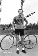 PHOTO CYCLISME REENFORCE GRAND QUALITÉ ( NO CARTE ), ADOLFO GROSSO TEAM ATALA 1956 - Wielrennen