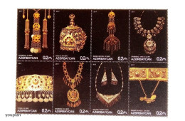 Azerbaijan 2017, Goldsmith Work - Jewellry, MNH S/S - Azerbeidzjan