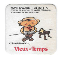 145a Brie. Grade Mont St Guibert  Vieux Temps Volksdans En Muziekfest.   28-29-5-77 - Beer Mats