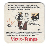 146a Brie. Grade Mont St Guibert  Vieux Temps Volksdans En Muziekfest.   28-29-5-77 - Bierviltjes