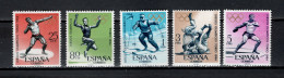 Spain 1964 Olympic Games Tokyo / Innsbruck, Athletics, Judo Etc. Set Of 5 MNH - Summer 1964: Tokyo