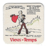 147a Brie. Grade Mont St Guibert  Vieux Temps Volksdans En Muziekfest.   28-29-5-77 - Beer Mats