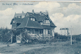 De Haan, Coq Sur Mer : Villa Zeerust, 2 Scans - De Haan