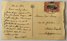 !!! CONGO, CPA DE 1914 AU DÉPART DE LIKASI POUR BRUXELLES (BELGIQUE). - Cartas & Documentos