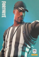 #143 Striped Soldier - Uncommon Outfit - Carte Panini Fortnite Series 1 - 2019 - Sonstige & Ohne Zuordnung